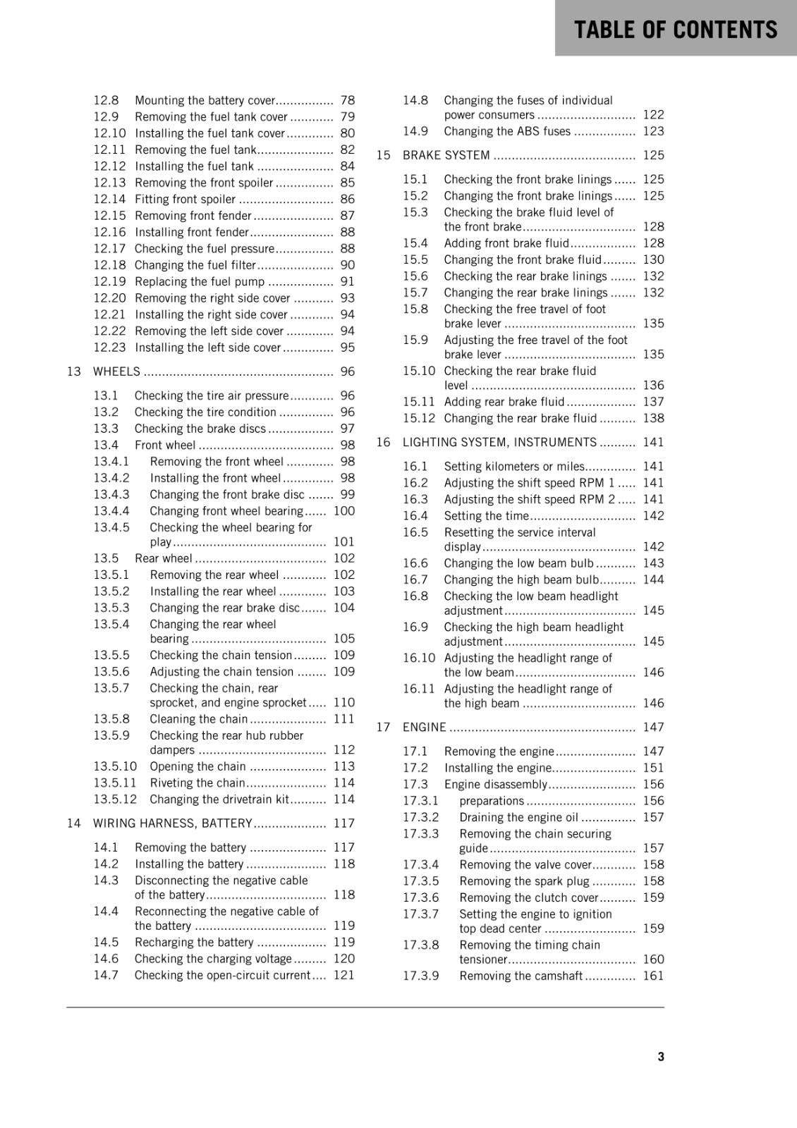 KTM 2016 - RC 250 -  WORKSHOP REPAIR SERVICE MANUAL