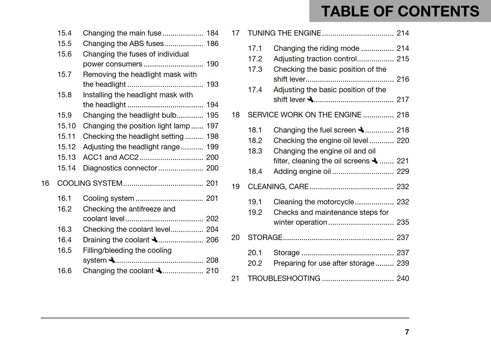 HUSQVARNA 2020 - 701 ENDURO R EU - OWNERS MANUAL - REPRINTED COMB BOUND
