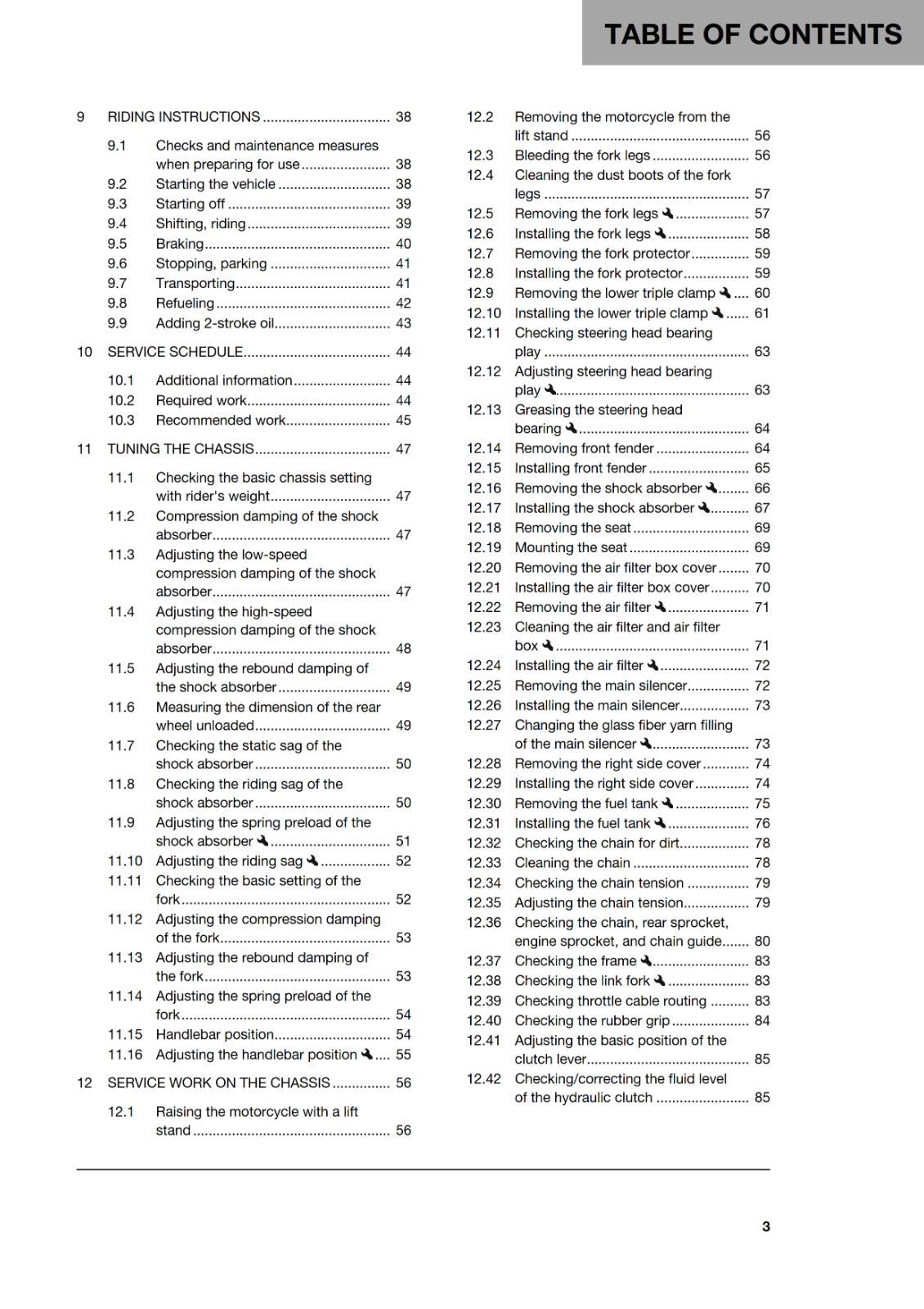HUSQVARNA 2020 - TE 250i 300i JARVIS EDITION - OWNERS MANUAL - REPRINTED