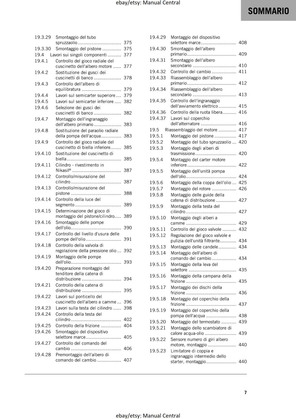 ITALIAN LANGUAGE - KTM 2020 - 790 ADVENTURE R RALLY - MANUALE DI RIPARAZIONE