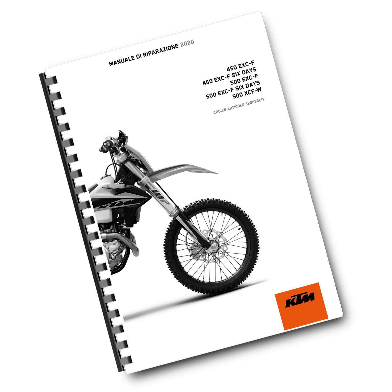 ITALIAN LANGUAGE - KTM 2020 - 450 500 XCF-W EXC-F SIX - MANUALE DI RIPARAZIONE