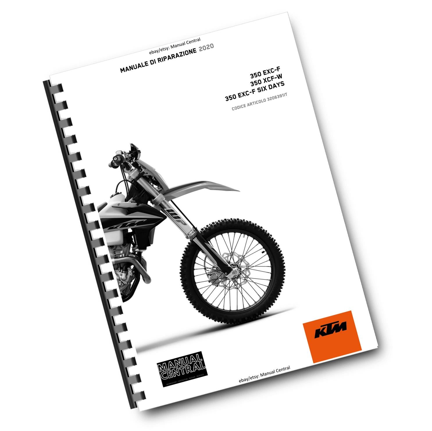 ITALIAN LANGUAGE - KTM 2020 - 350 XCF-W EXC-F SIX DAYS - MANUALE DI RIPARAZIONE