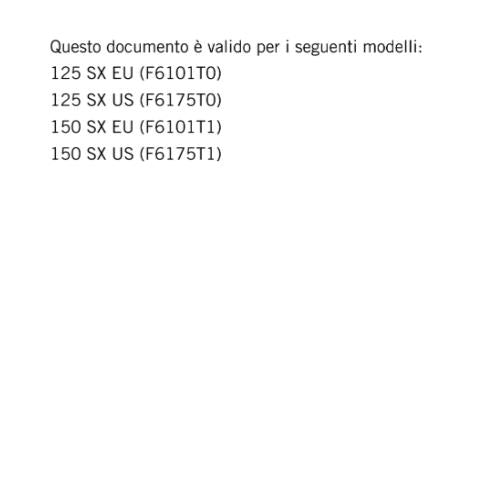 ITALIAN LANGUAGE - KTM 2020 - 125 150 SX - MANUALE DI RIPARAZIONE