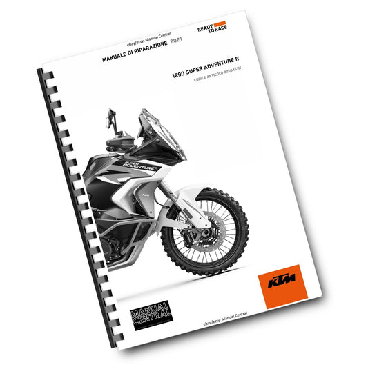 ITALIAN LANGUAGE - KTM 2021 - 1290 SUPER ADVENTURE R - MANUALE DI RIPARAZIONE