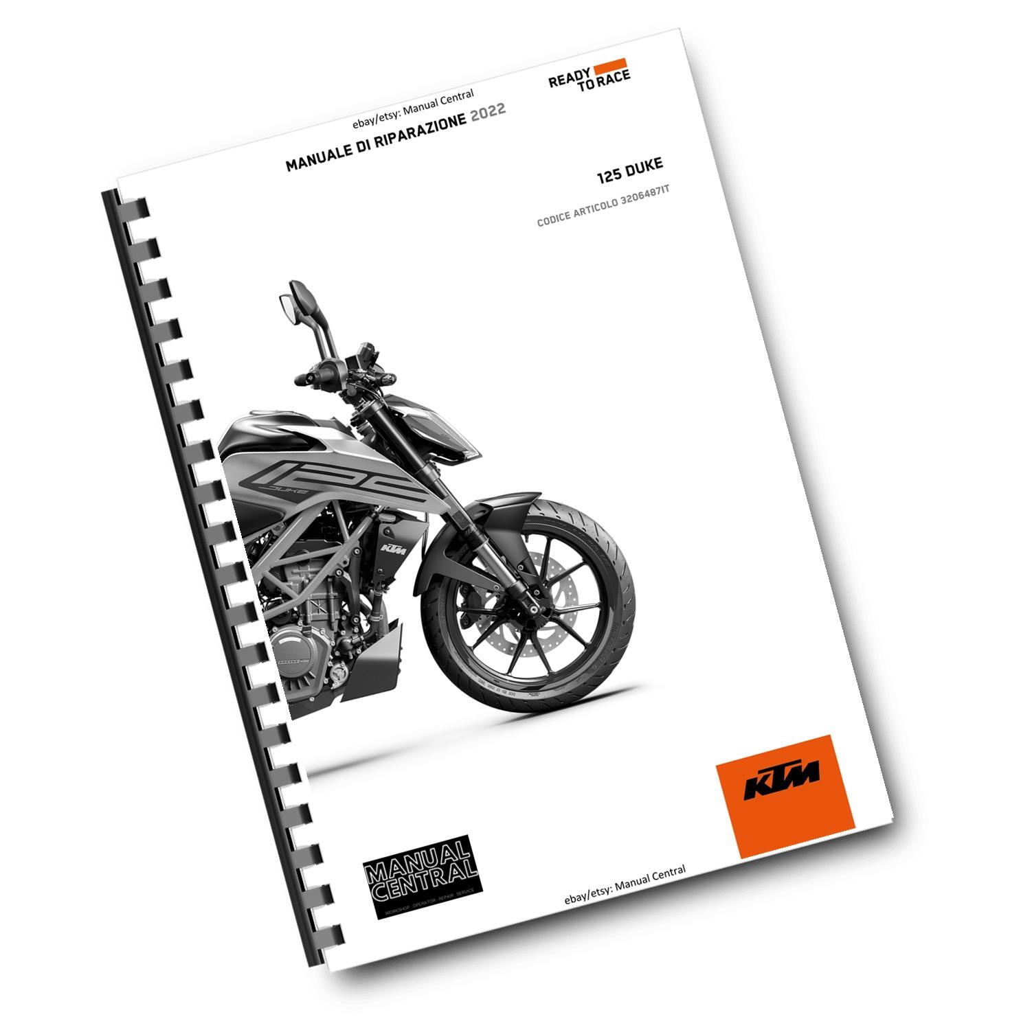 ITALIAN LANGUAGE - KTM 2022 - 125 DUKE - MANUALE DI RIPARAZIONE