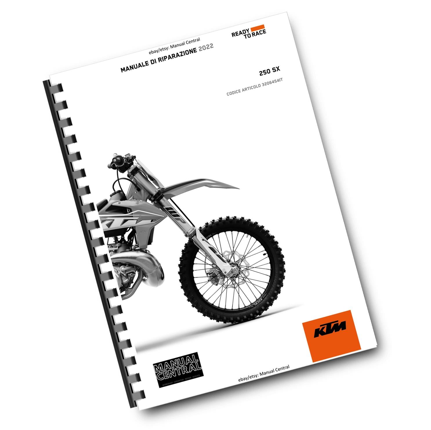 ITALIAN LANGUAGE - KTM 2022 - 250 SX - MANUALE DI RIPARAZIONE