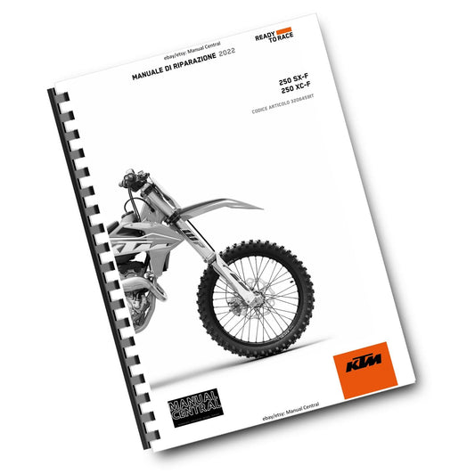 ITALIAN LANGUAGE - KTM 2022 - 250 SX-F XC-F - MANUALE DI RIPARAZIONE