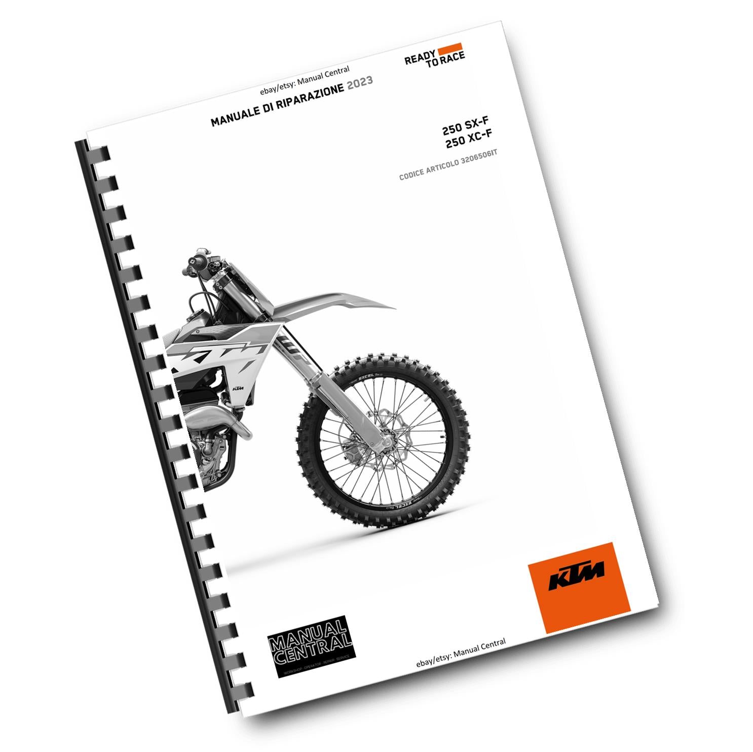 ITALIAN LANGUAGE - KTM 2023 - 250 SX-F XC-F - MANUALE DI RIPARAZIONE