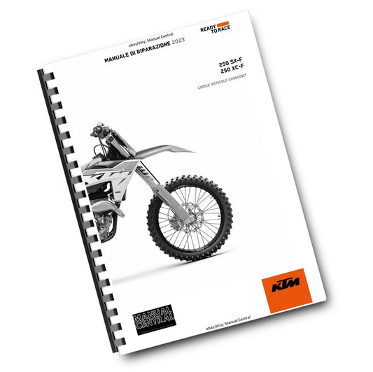 ITALIAN LANGUAGE - KTM 2023 - 250 SX-F XC-F - MANUALE DI RIPARAZIONE