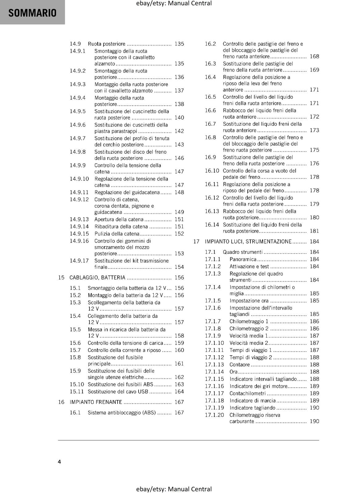 ITALIAN LANGUAGE - KTM 2023 - 690 SMC R EU VERSION - MANUALE DI RIPARAZIONE