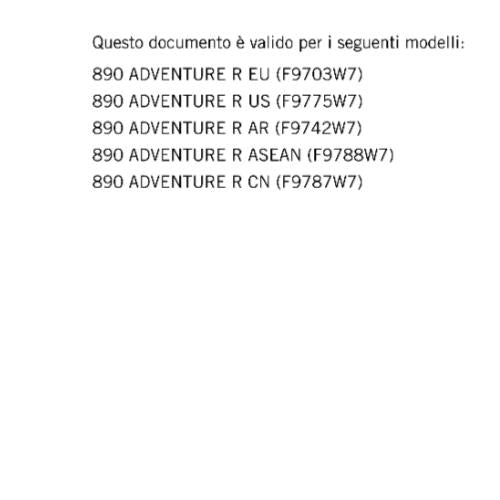 ITALIAN LANGUAGE - KTM 2023 - 890 ADVENTURE R - MANUALE DI RIPARAZIONE