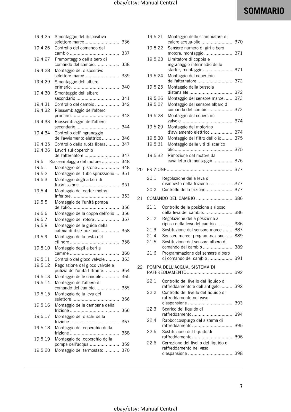 ITALIAN LANGUAGE - KTM 2023 - 890 ADVENTURE R - MANUALE DI RIPARAZIONE