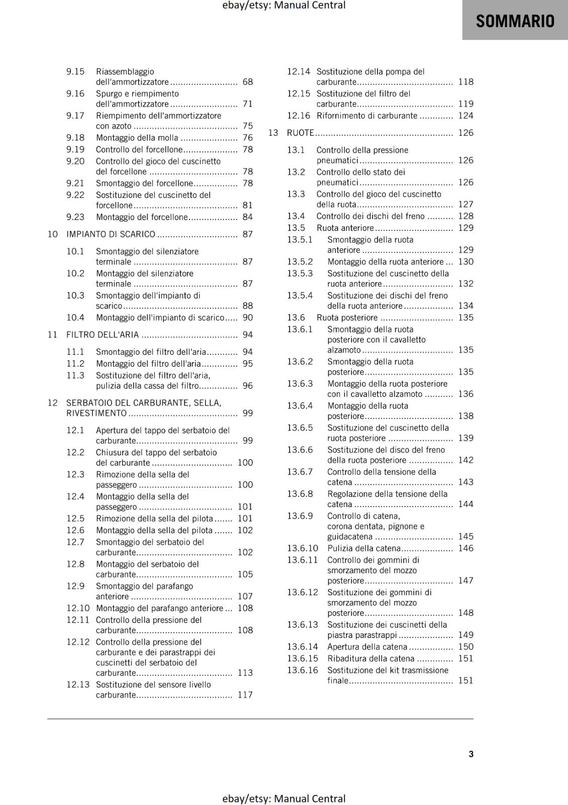 ITALIAN LANGUAGE - KTM 2023 - 890 DUKE R - MANUALE DI RIPARAZIONE