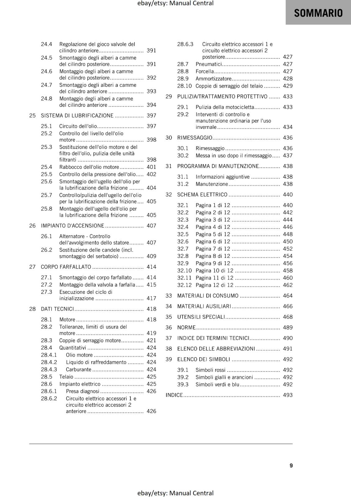 ITALIAN LANGUAGE - KTM 2023 - 1290 SUPER ADVENTURE R - MANUALE DI RIPARAZIONE