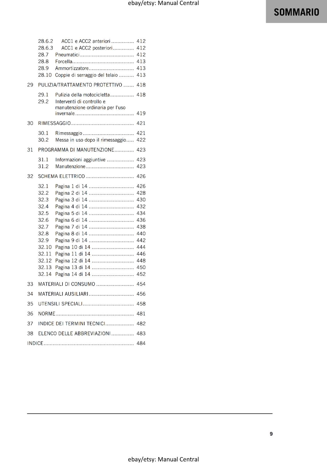 ITALIAN LANGUAGE - KTM 2023 - 1290 SUPER DUKE R EVO - MANUALE DI RIPARAZIONE