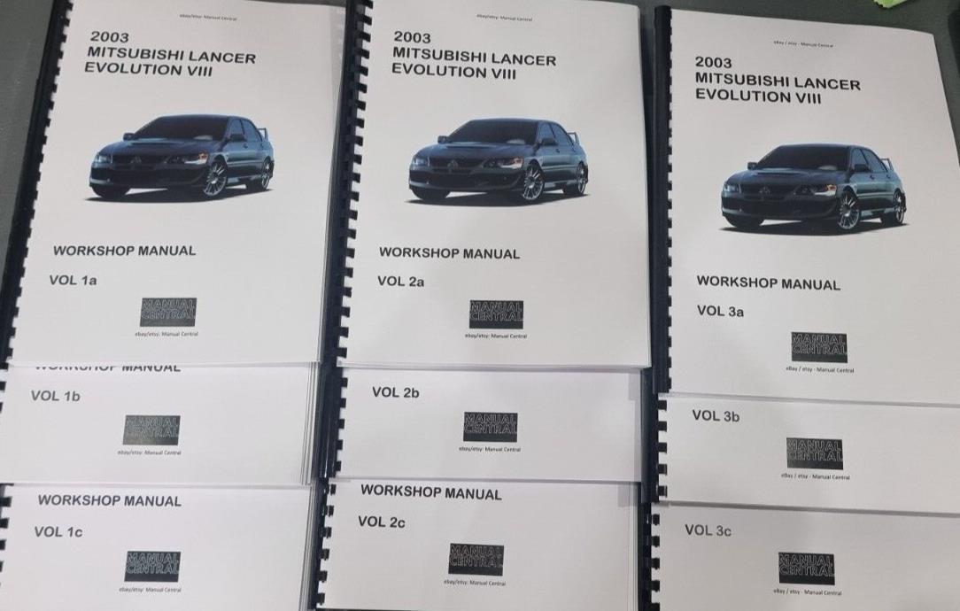 MITSUBISHI LANCER EVO VIII 8 - WORKSHOP SERVICE REPAIR MANUAL