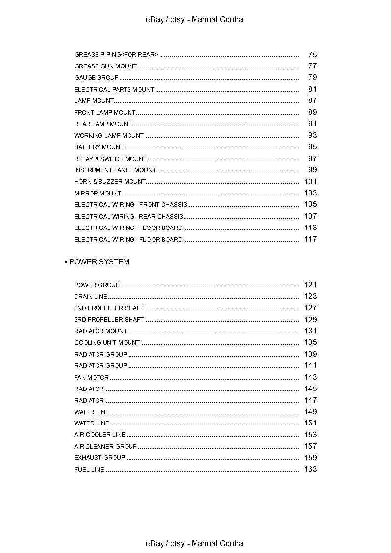 KAWASAKI 90ZV-2 WHEEL LOADER PARTS MANUAL CATALOGUE