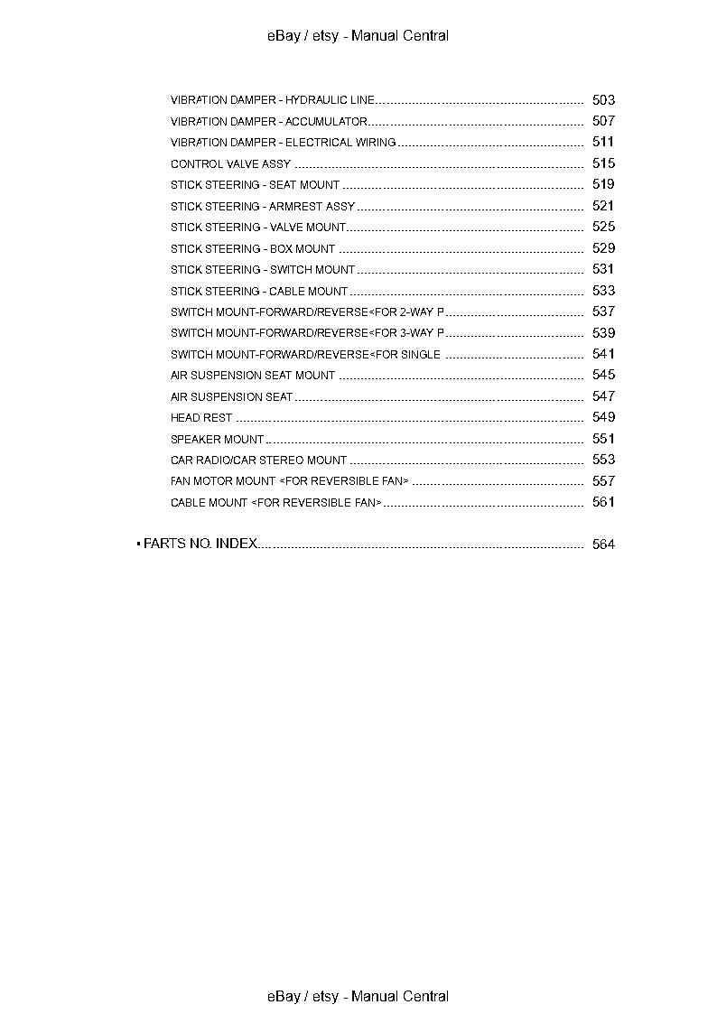 KAWASAKI 90ZV-2 WHEEL LOADER PARTS MANUAL CATALOGUE