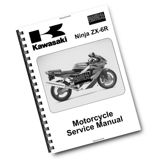 KAWASAKI 2000 - 2008 NINJA ZX-6R - ZX600 - MOTORCYCLE WORKSHOP SERVICE REPAIR