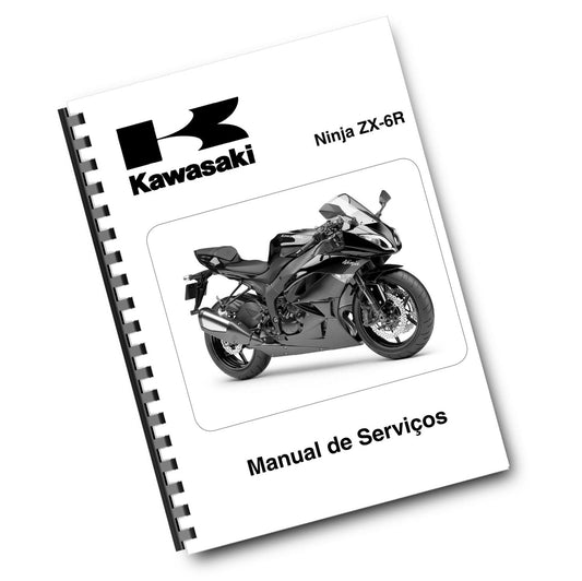 MANUAL DE SERVICOS - PORTUGESE - KAWASAKI 2009 - 2012 NINJA ZX-6R - ZX600R