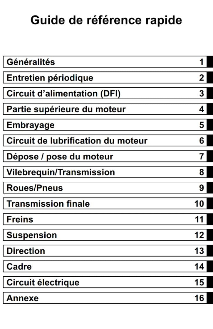 FRENCH LANGUAGE - KAWASAKI 2011 W800 EJ800ABF - WORKSHOP SERVICE REPAIR MANUAL