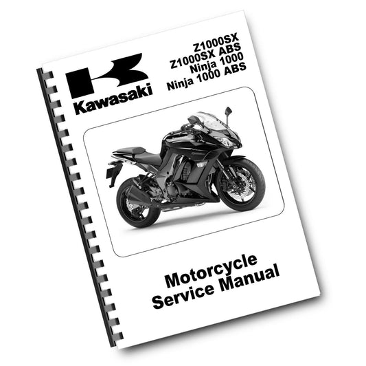 KAWASAKI 2011 2012 Z1000SX ABS NINJA 1000 - WORKSHOP SERVICE REPAIR MANUAL
