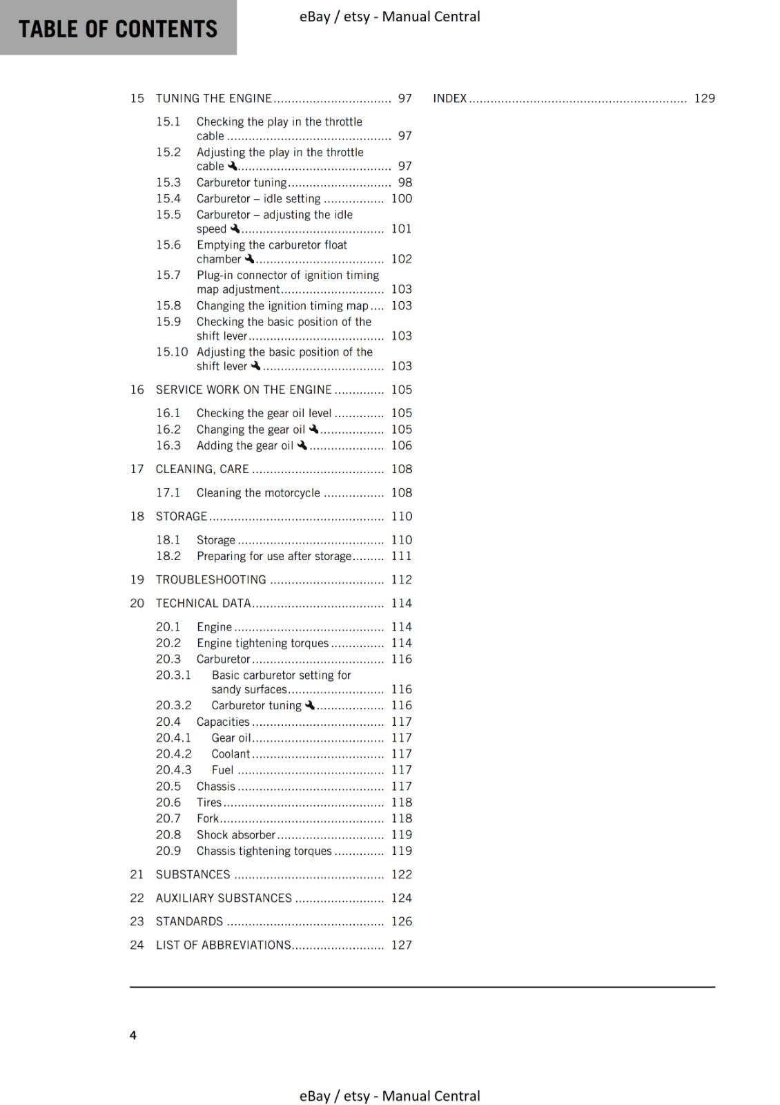 KTM 2023 - 85 SX 19/16 17/14  - OWNERS MANUAL USER GUIDE