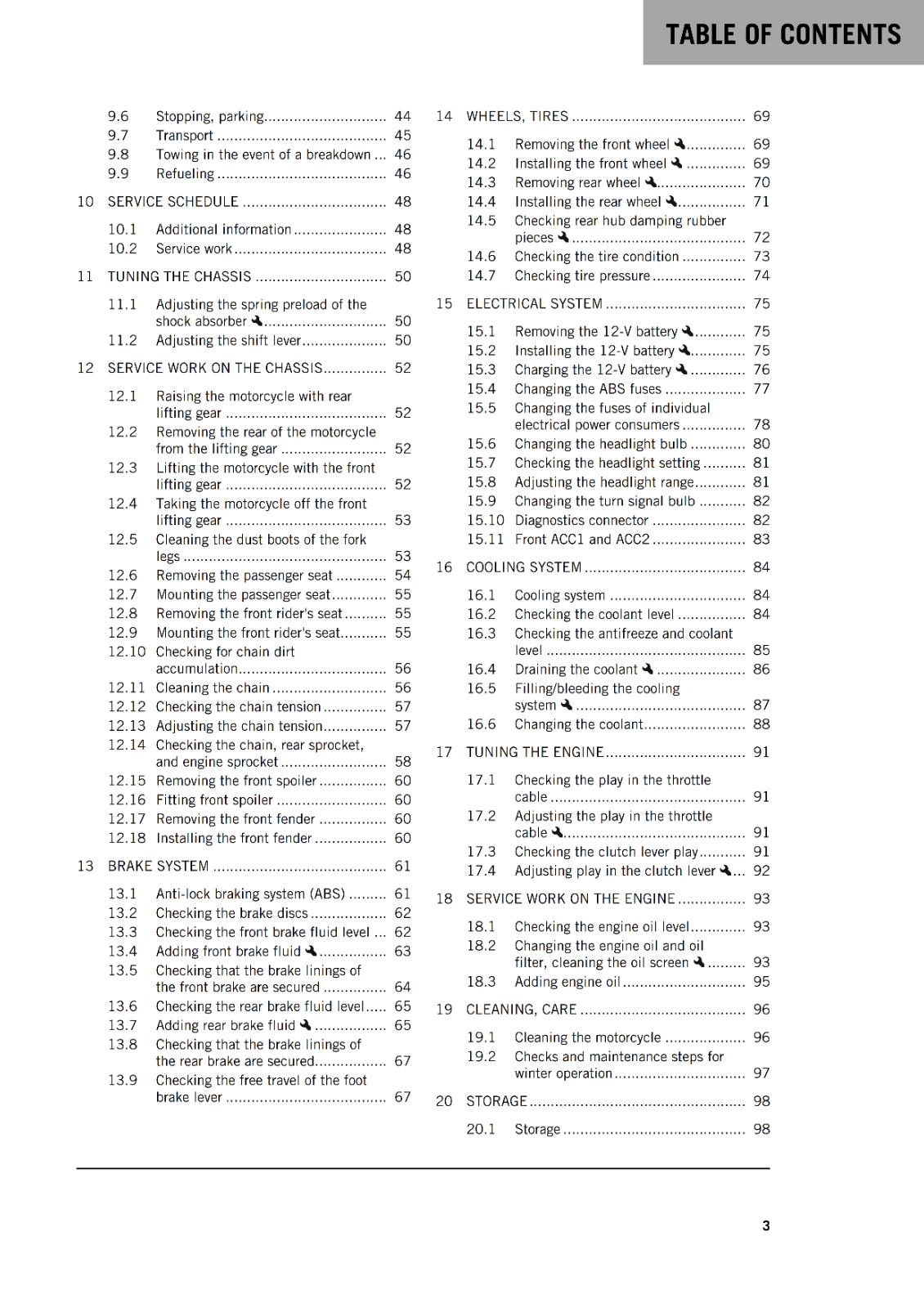 KTM 2023 - 200 DUKE US VERSION  - OWNERS MANUAL USER GUIDE