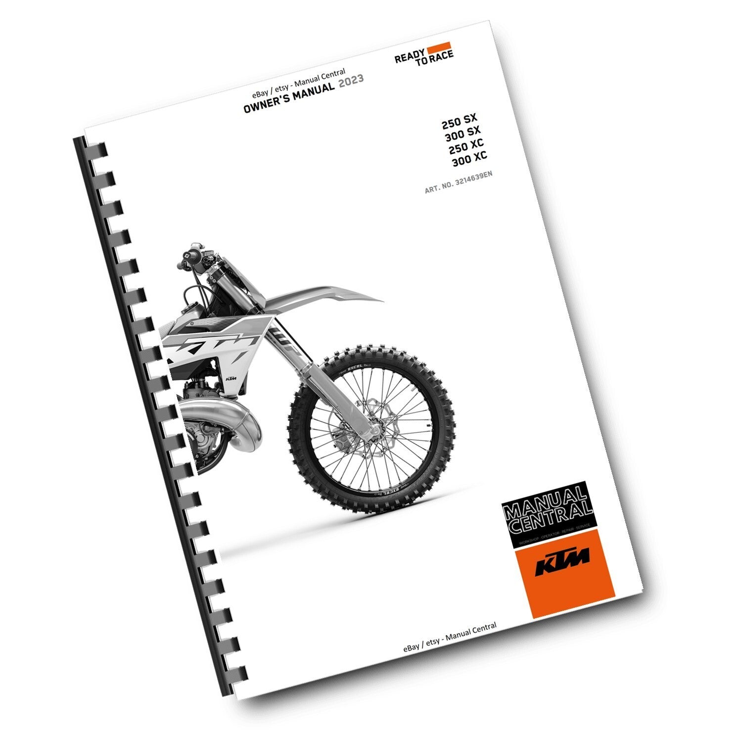 KTM 2023 - 250 300SX XC - OWNERS MANUAL USER GUIDE