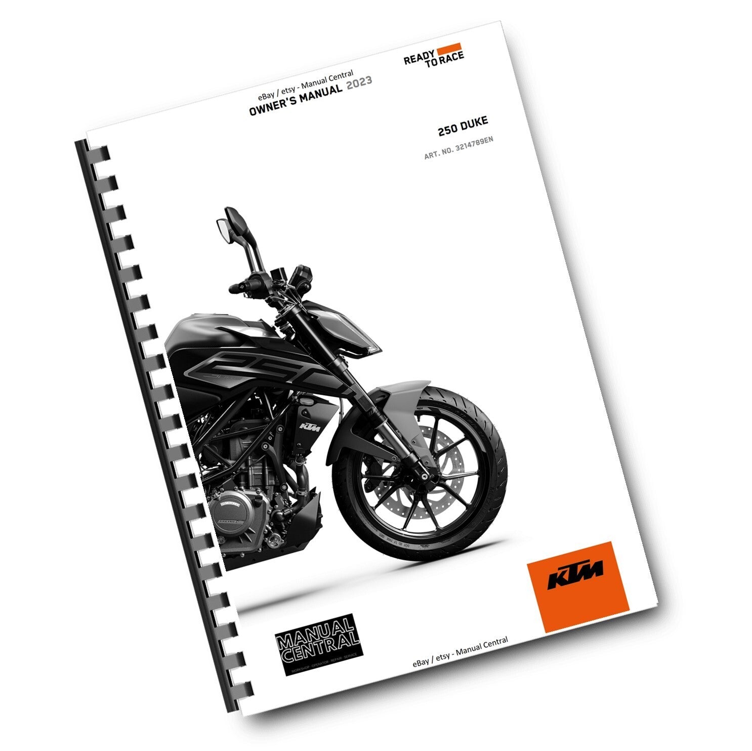 KTM 2023 - 250 DUKE - OWNERS MANUAL USER GUIDE