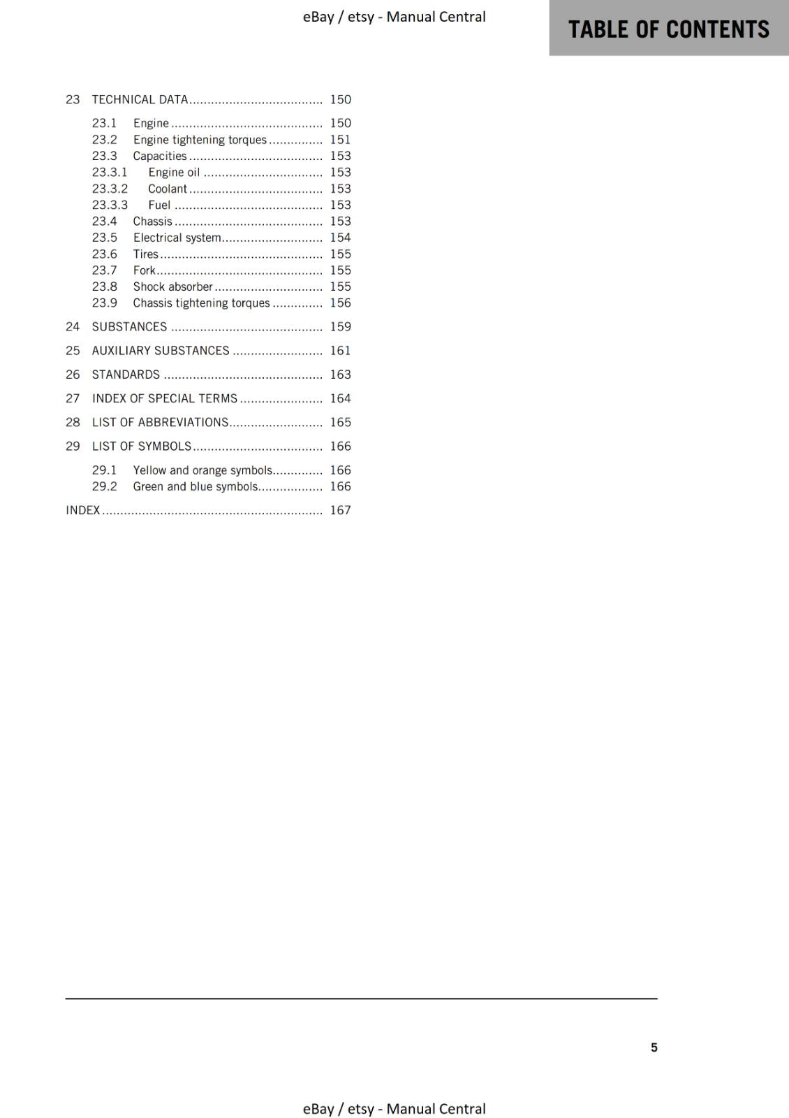 KTM 2023 - 250 EXC-F SIX DAYS - OWNERS MANUAL USER GUIDE