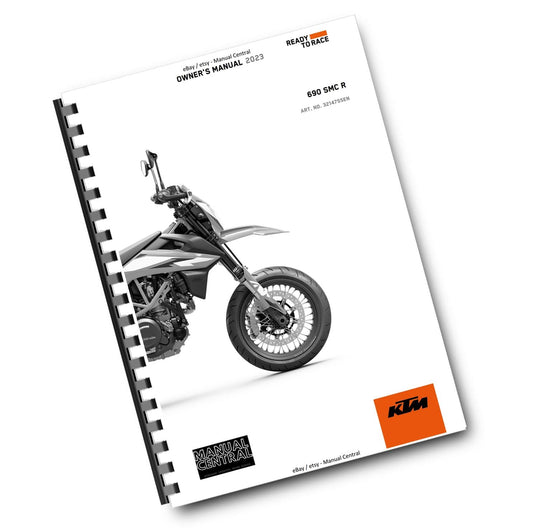 KTM 2023 - 690 SMC R EU EDITION - OWNERS MANUAL USER GUIDE