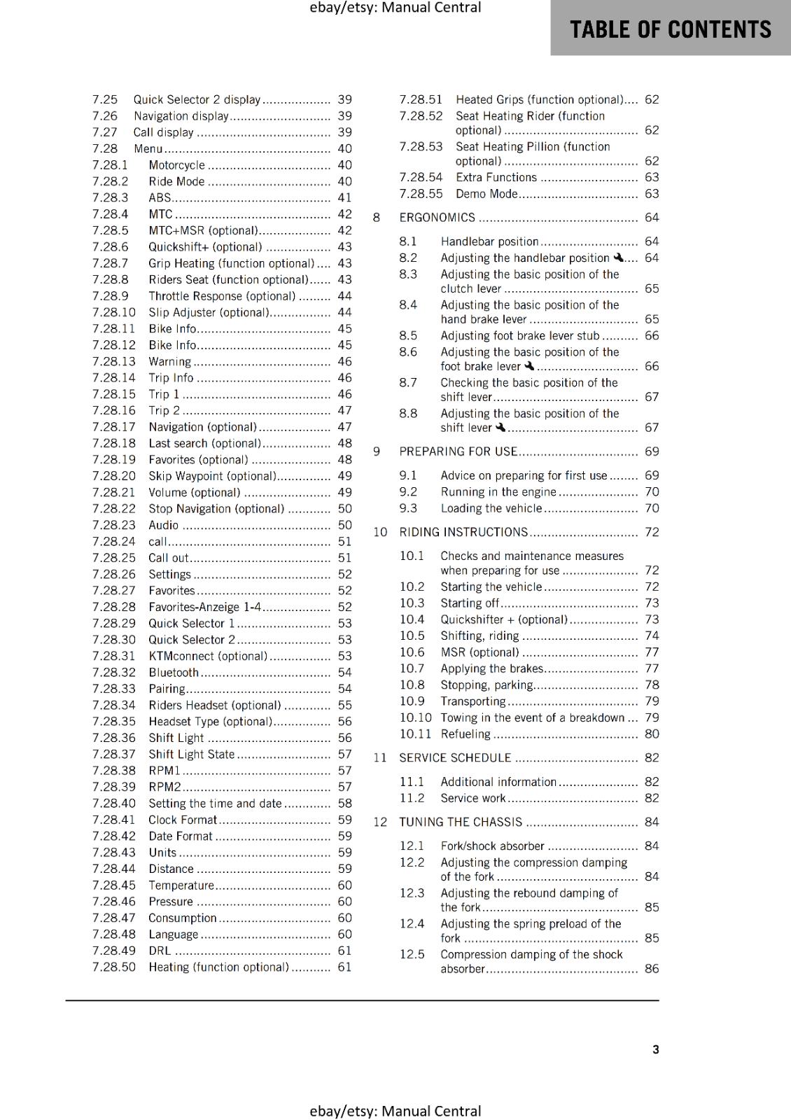 KTM 2023 - 890 ADVENTURE R EU ASEAN CN EDITION - OWNERS MANUAL USER GUIDE