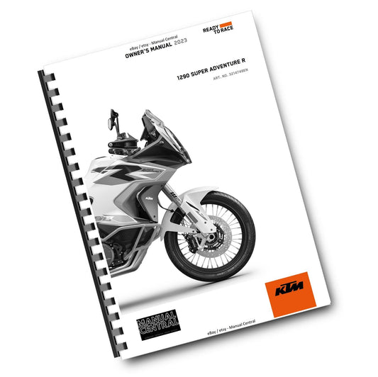 KTM 2023 - 1290 SUPER ADVENTURE R - EU OT AR CN - OWNERS MANUAL USER GUIDE