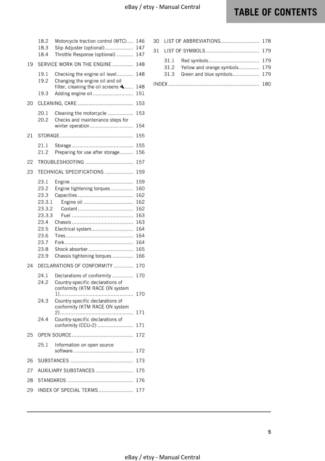 KTM 2023 - 1290 SUPER ADVENTURE R - EU OT AR CN - OWNERS MANUAL USER GUIDE