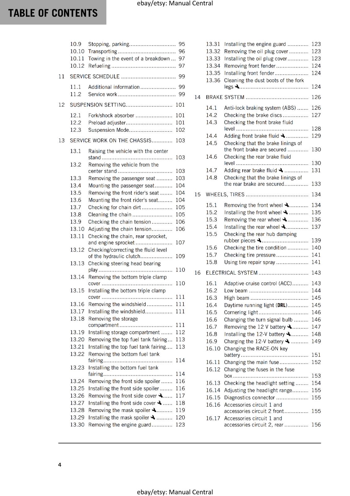 KTM 2023 - 1290 SUPER ADVENTURE S - US EDITION - OWNERS MANUAL USER GUIDE