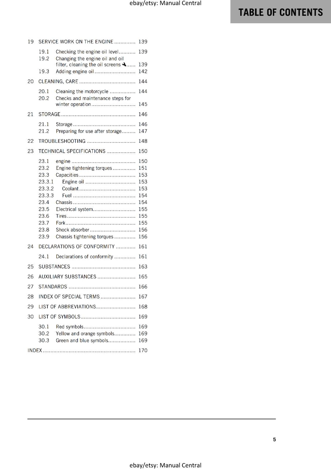 KTM 2023 - 1290 SUPER DUKE GT - US EDITION - OWNERS MANUAL USER GUIDE