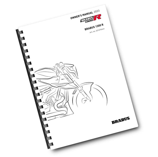 KTM 2023 - BRABUS 1300 R - OWNERS MANUAL USER GUIDE