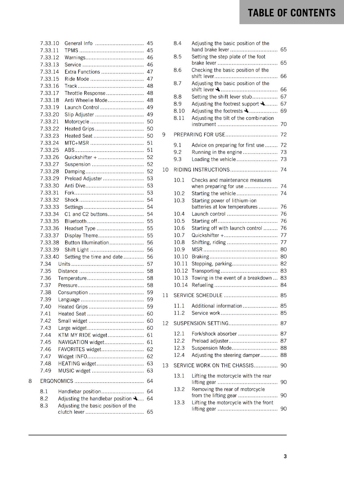 KTM 2023 - BRABUS 1300 R - OWNERS MANUAL USER GUIDE