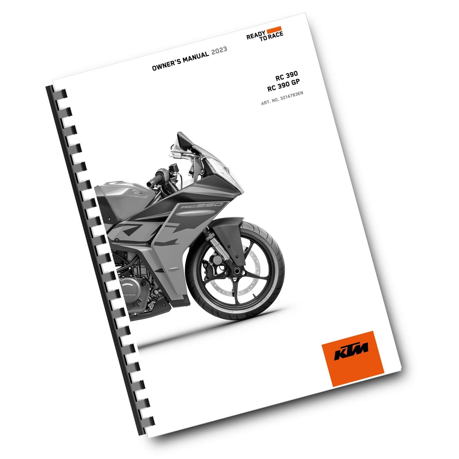 KTM 2023 - RC 390 GP - OWNERS MANUAL USER GUIDE