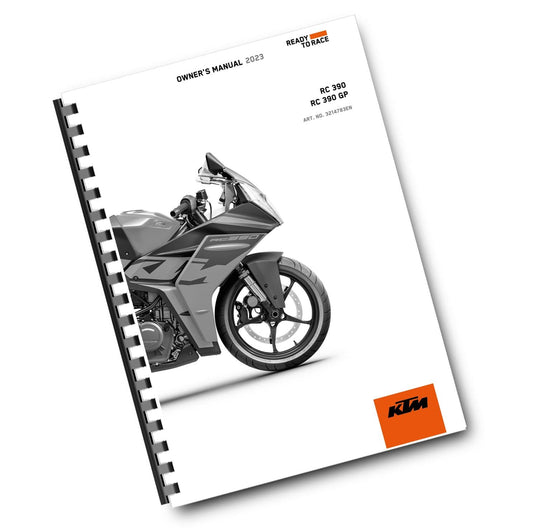 KTM 2023 - RC 390 GP - OWNERS MANUAL USER GUIDE