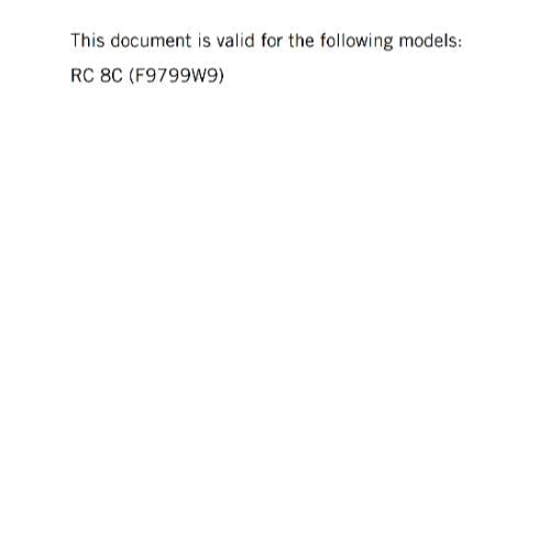 KTM 2023 - RC 8C - OWNERS MANUAL USER GUIDE WIRING DIAGRAMS