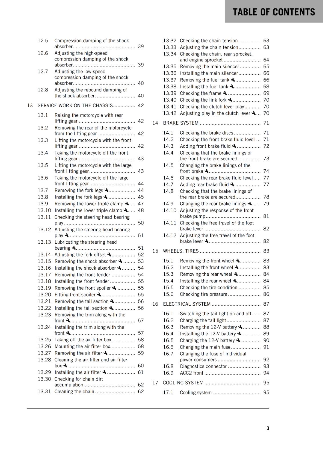 KTM 2023 - RC 8C - OWNERS MANUAL USER GUIDE WIRING DIAGRAMS