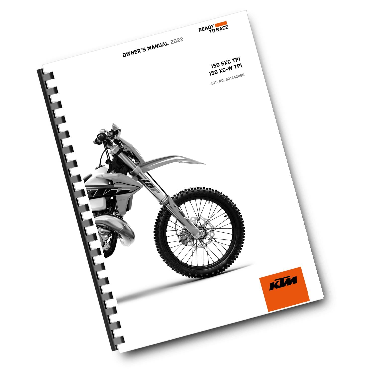 KTM 2022 - 150 EXC XC-W TPI - OWNERS MANUAL USER GUIDE