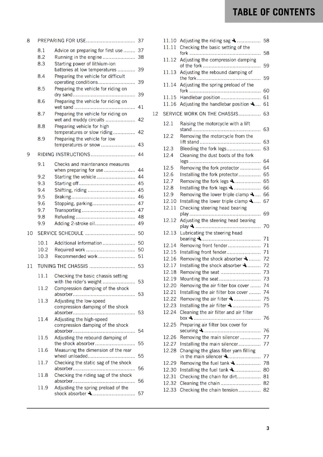 KTM 2022 - 150 EXC XC-W TPI - OWNERS MANUAL USER GUIDE