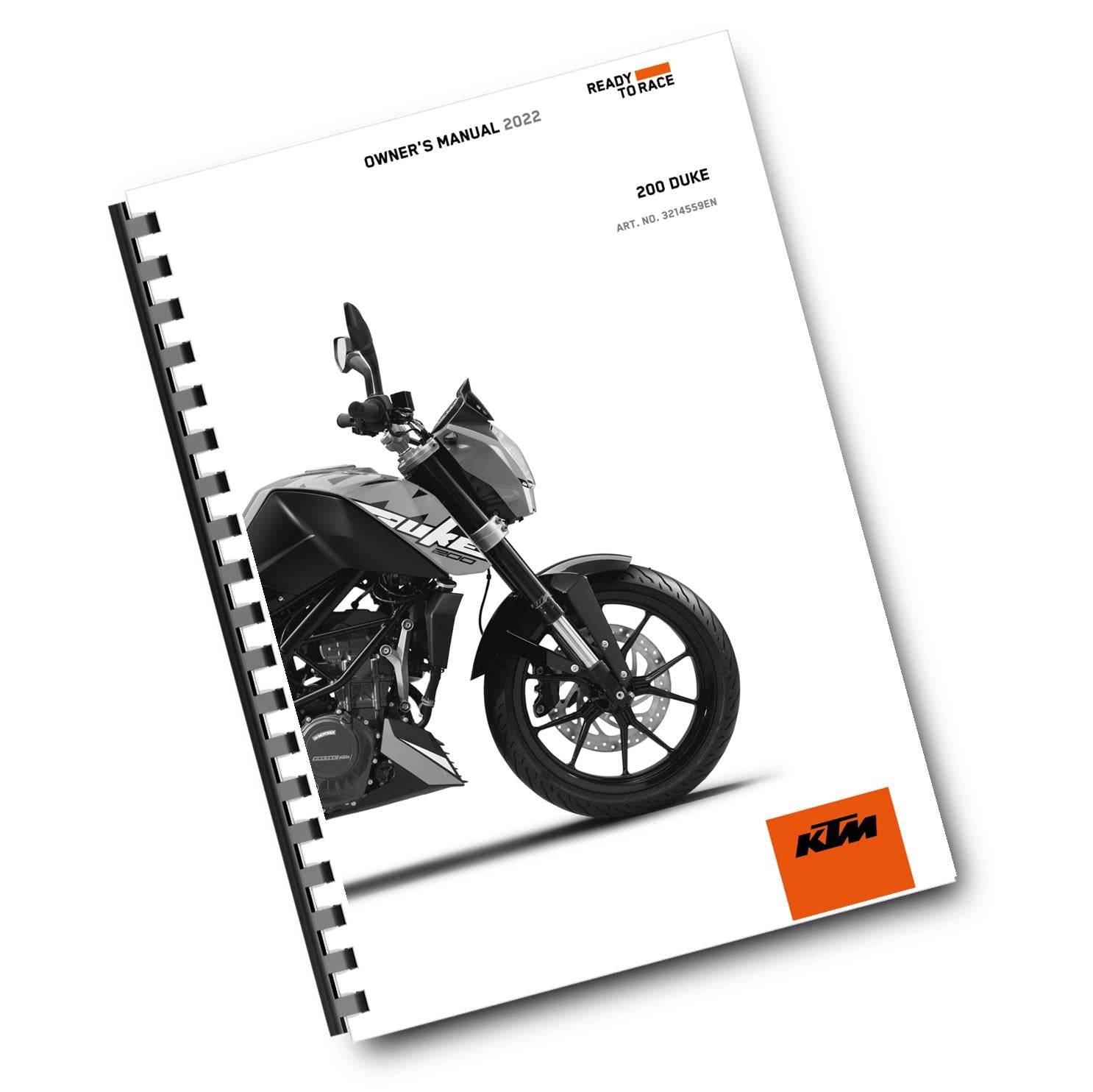 KTM 2022 - 200 DUKE EU EDITION  - OWNERS MANUAL USER GUIDE