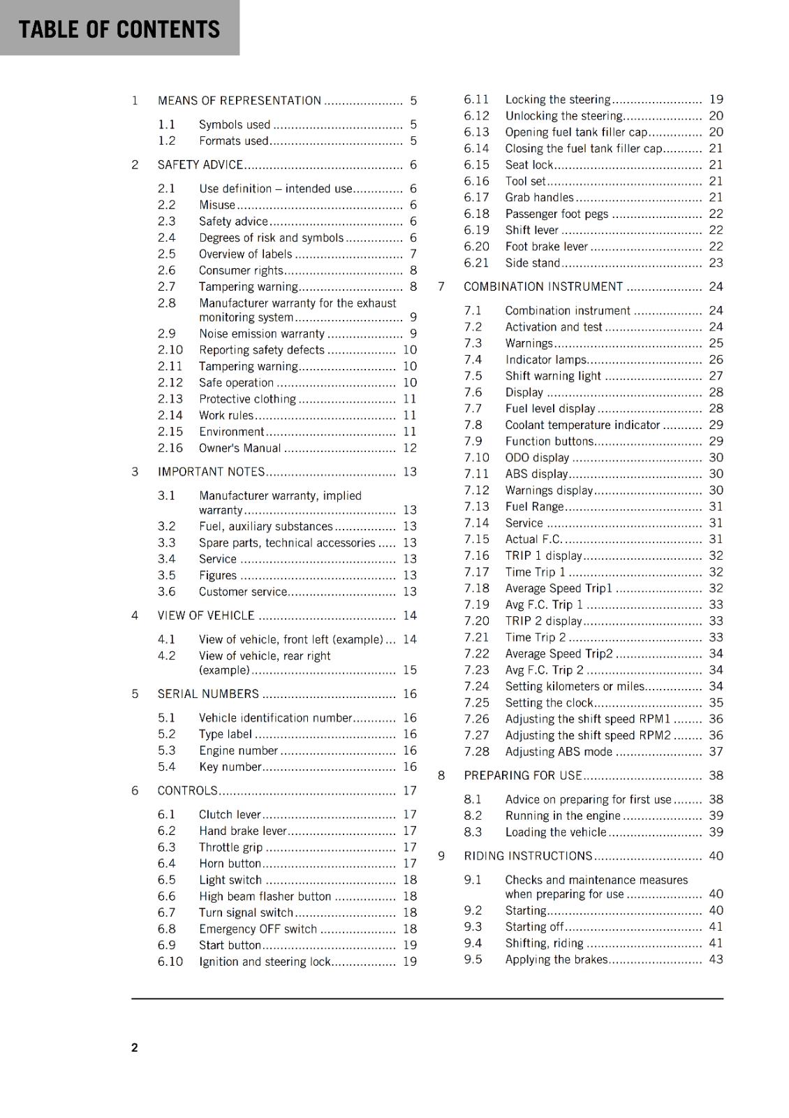 KTM 2022 - 200 DUKE US EDITION  - OWNERS MANUAL USER GUIDE