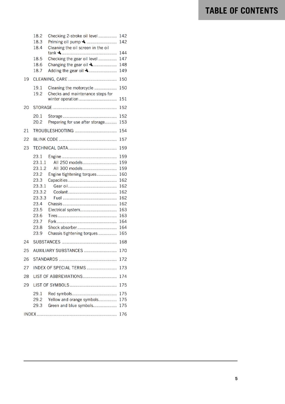 KTM 2022 - 250 300 EXC SIX DAYS TPI XC-W ERZBERGRODEO  - OWNERS MANUAL