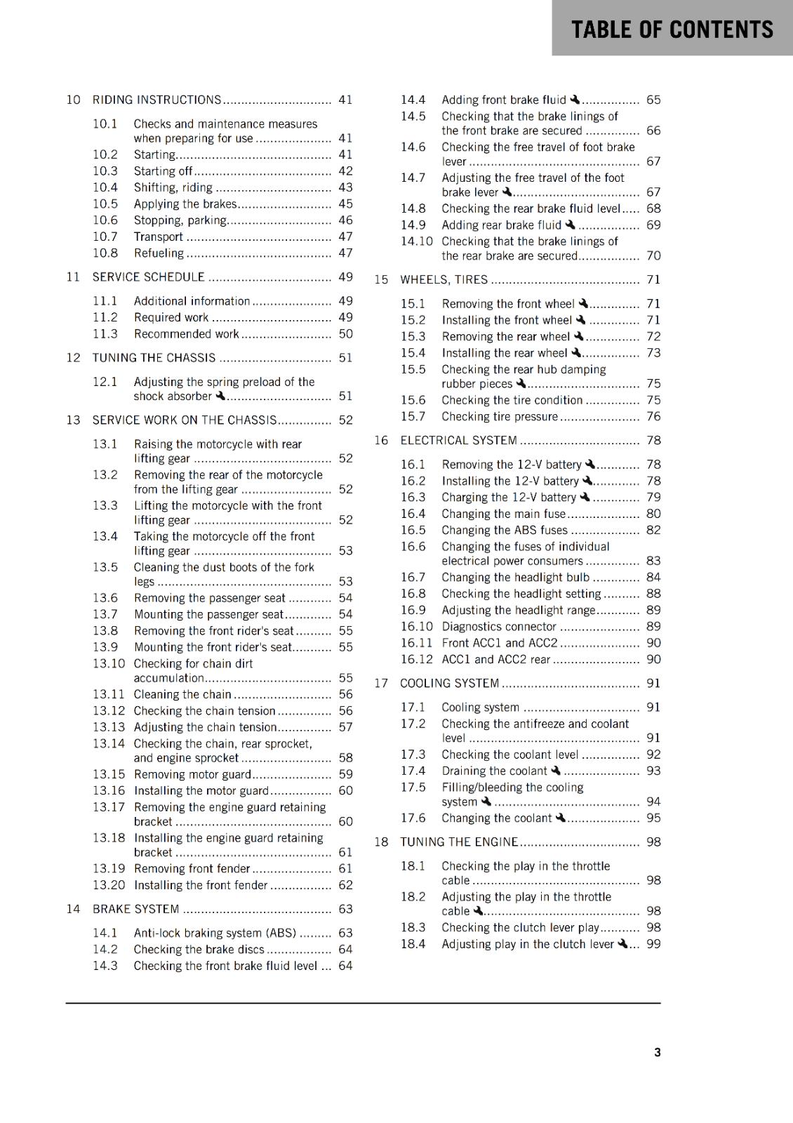 KTM 2022 - 250 ADVENTURE - OWNERS MANUAL