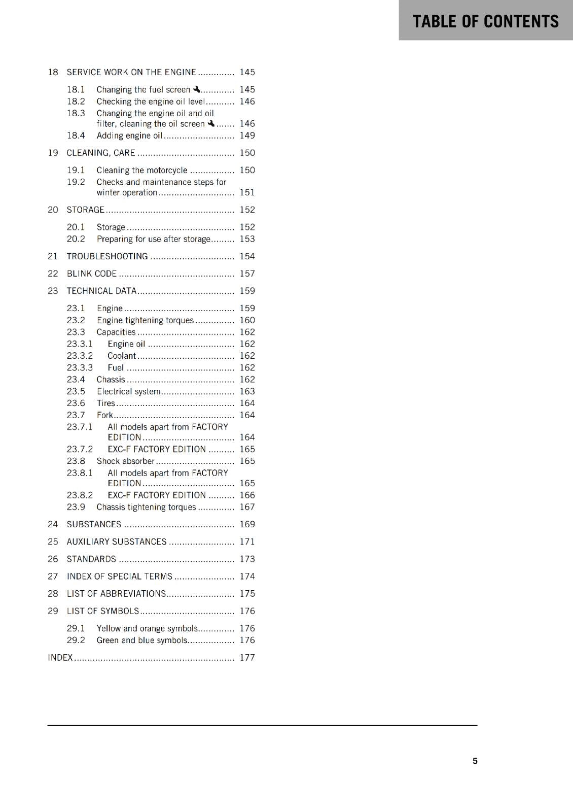 KTM 2022 - 350 EXC-F XCF-W SIX DAYS FACTORY EDITION - OWNERS MANUAL